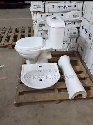 Toilet, Handwash Basin and Stand Available