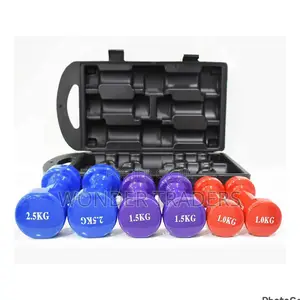 Neoprene Coated Dumbell Set(Packed in a Case)*