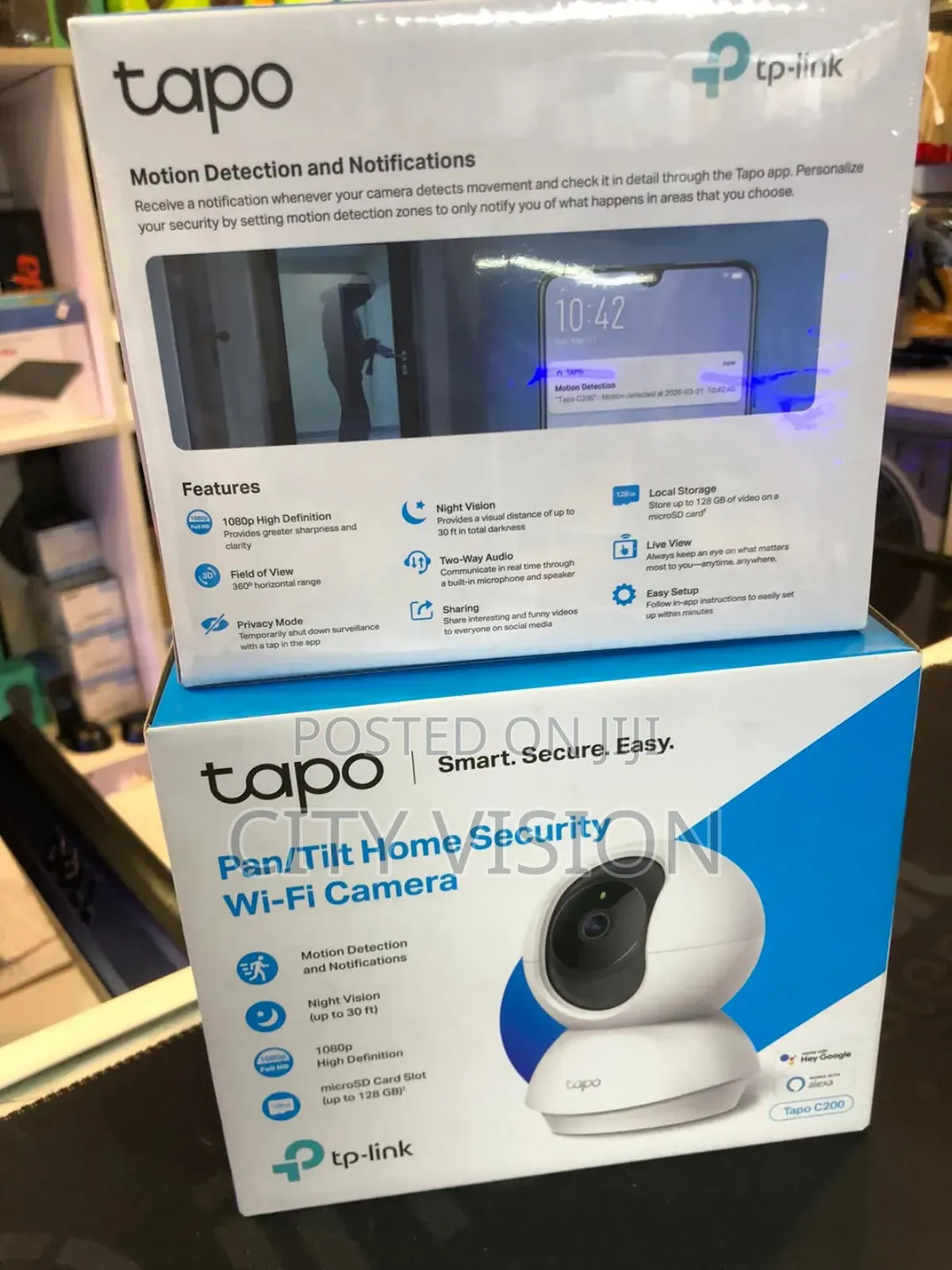 Tp-Link Tapo 200 Pan/Tilt Home Security Wi-Fi Camera Tap0