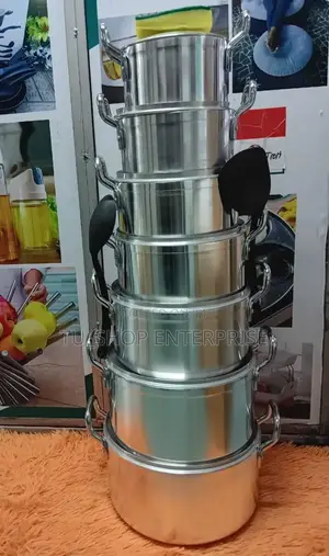 Cookware!!Tornado Tc 14-PCS Stainless Steel Cooking Pot Set