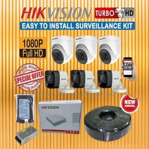 Hikvision 6 1080p Resolution Full Hd CCTV Cameras Full Kit
