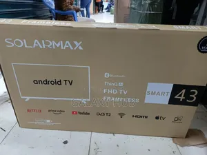 Solarmax 43 Smart Tv Android Frameless With Prime Video