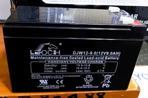 Leoch 12v 9ah Sealed Maintenance-Free (Smf) Battery