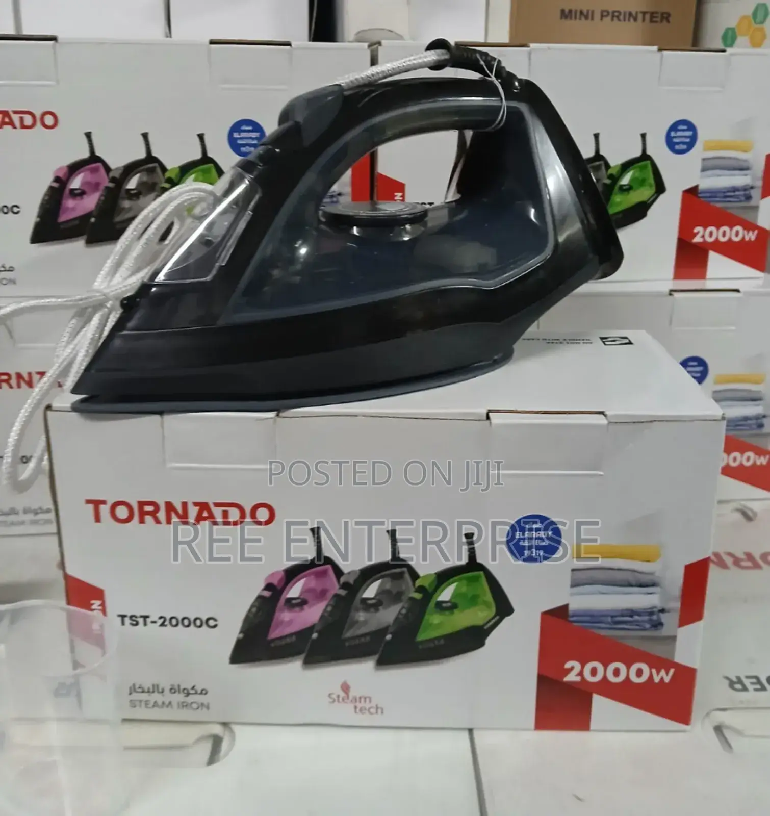 High Quality Tornado Steam Iron Box 2000watts