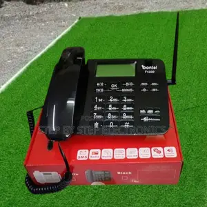 Inbuilt Battery Bontel T1000 Dual Sim Landline Desktop Phone