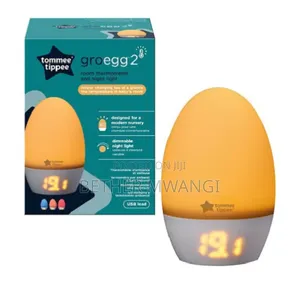Groegg2 Digital Colour Changing Room Temperature Night Light