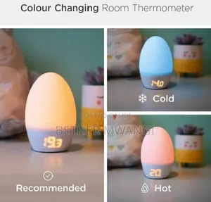 Groegg2 Digital Colour Changing Room Temperature Night Light