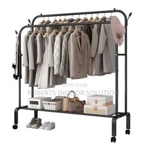 Outfit on Point With This Clothes Rack 
