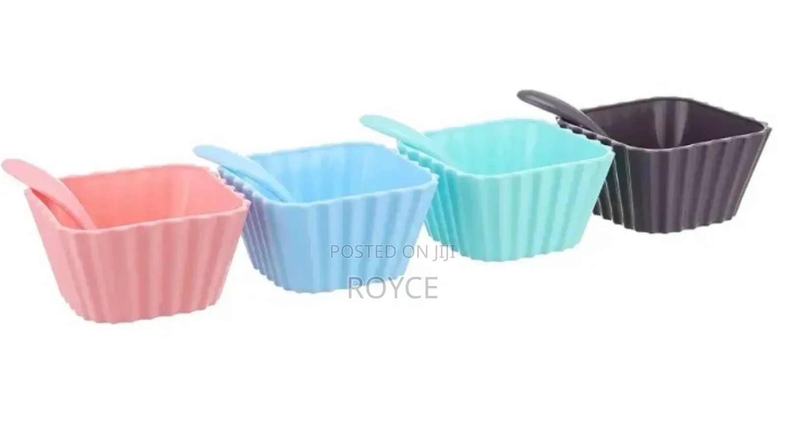 4pcs- Max Plast Frutti Square Set