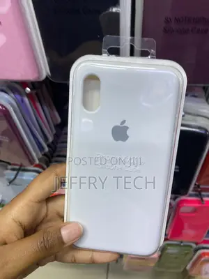 Vooii for iPhone X/Xs Soft Silicone Gel Rubber Case-White
