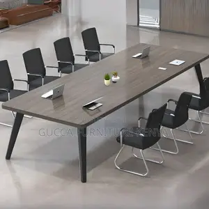 Office Table: Rectangular Modern Meeting Table -2 Meters