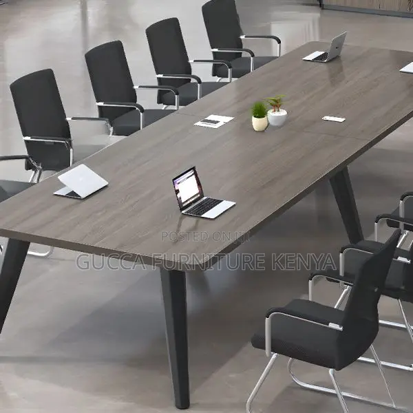 Office Table: Rectangular Modern Meeting Table -2 Meters