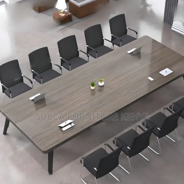 Office Table: Rectangular Modern Meeting Table -2 Meters