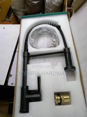 Kitchen Mixer Tap (Pullout) Black