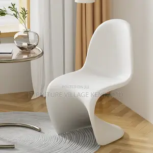 Dining Chair:Office Trendy Plastic Reception Visitor Seating