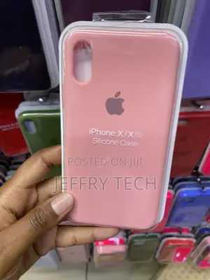 Oakxco for iPhone X/Xs Liquid Silicone Case -Baby Pink