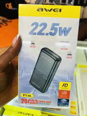 Awei 20000mah 22.5w Powerbank.