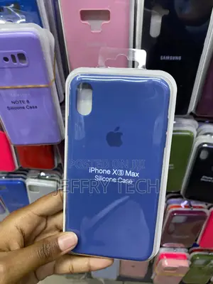 Leyi for iPhone Xs Max Liquid Silicone Apple Case -Blue