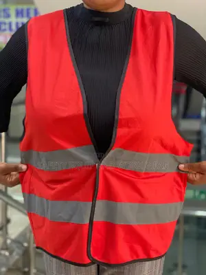 Reflector Vests Red With Reflective Strips