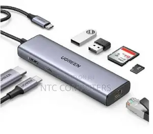 Ugreen 7 in 1 Multifunction Adapter, Usb-C to Usb 3.0