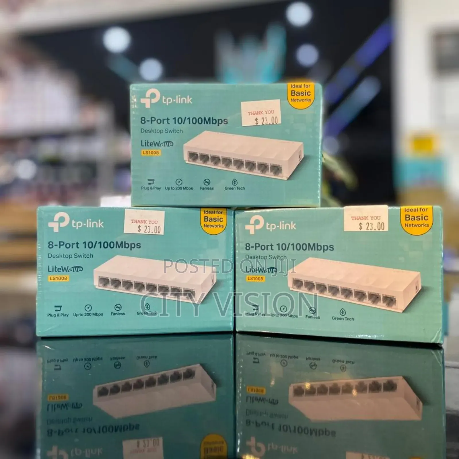 Tp-Link 8-Port 10/100mbps Desktop Switch - Tl-Ls1008