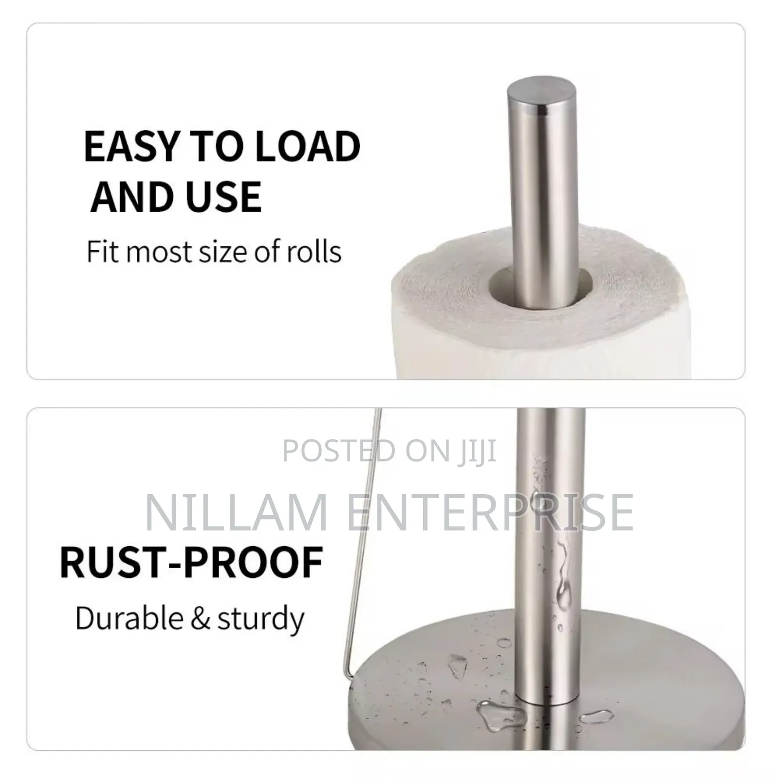 *Stainless Steel Rustfree Paper Towel ,Tissue Holder