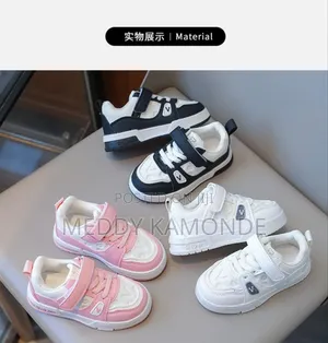 Designer Blue Pink Kids Sneakers