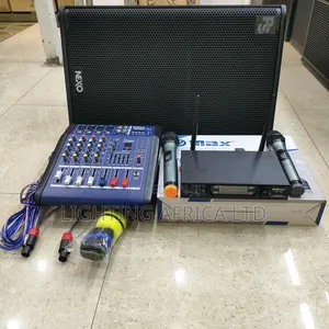 2000w Nexo Speaker + 4 Ch Mixer + Wireless Microphone