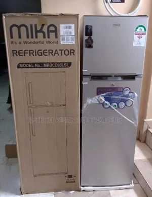 Refrigerator!Mika 168l Double Door Defrost Fridge