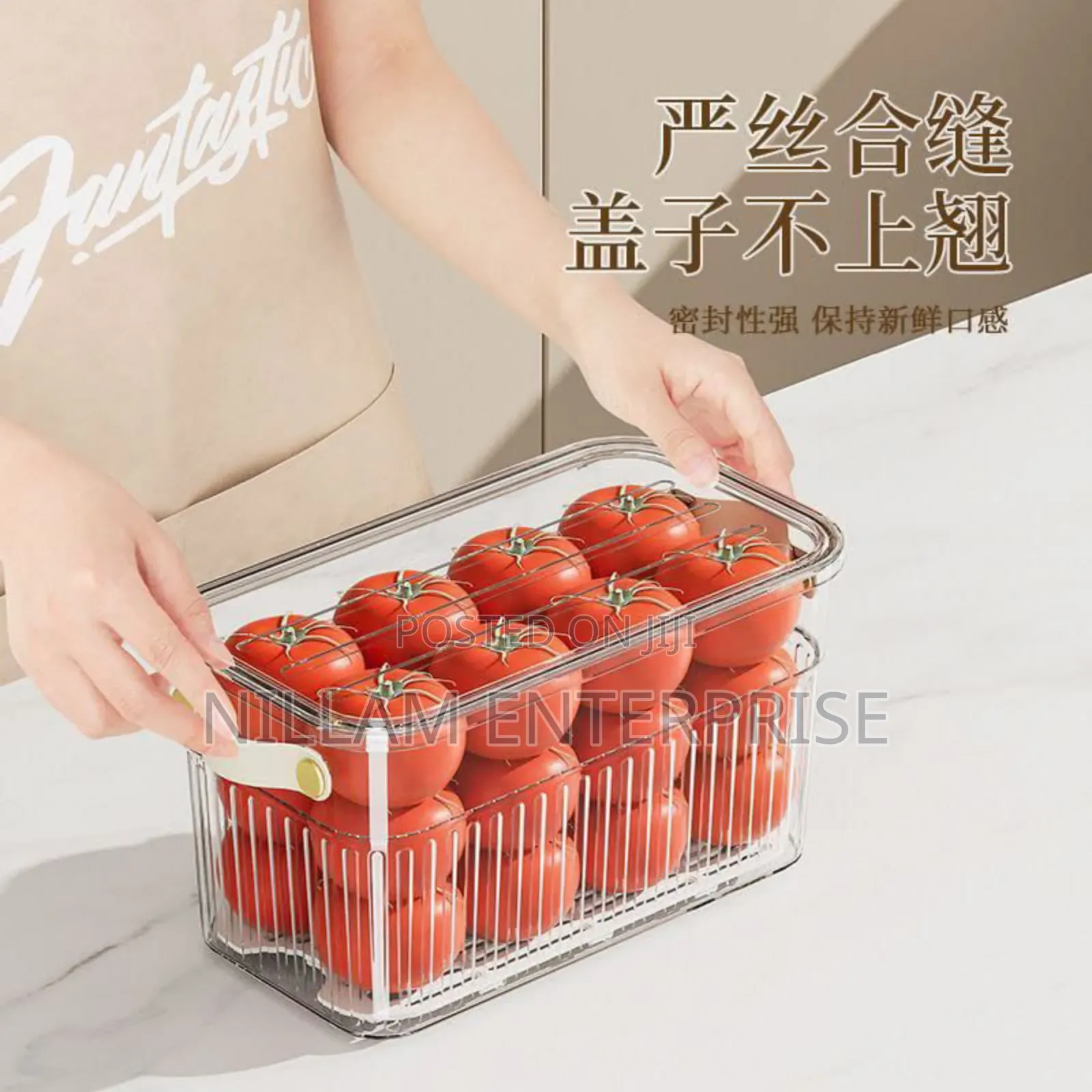 Stackable Acrylic Fridge Containers