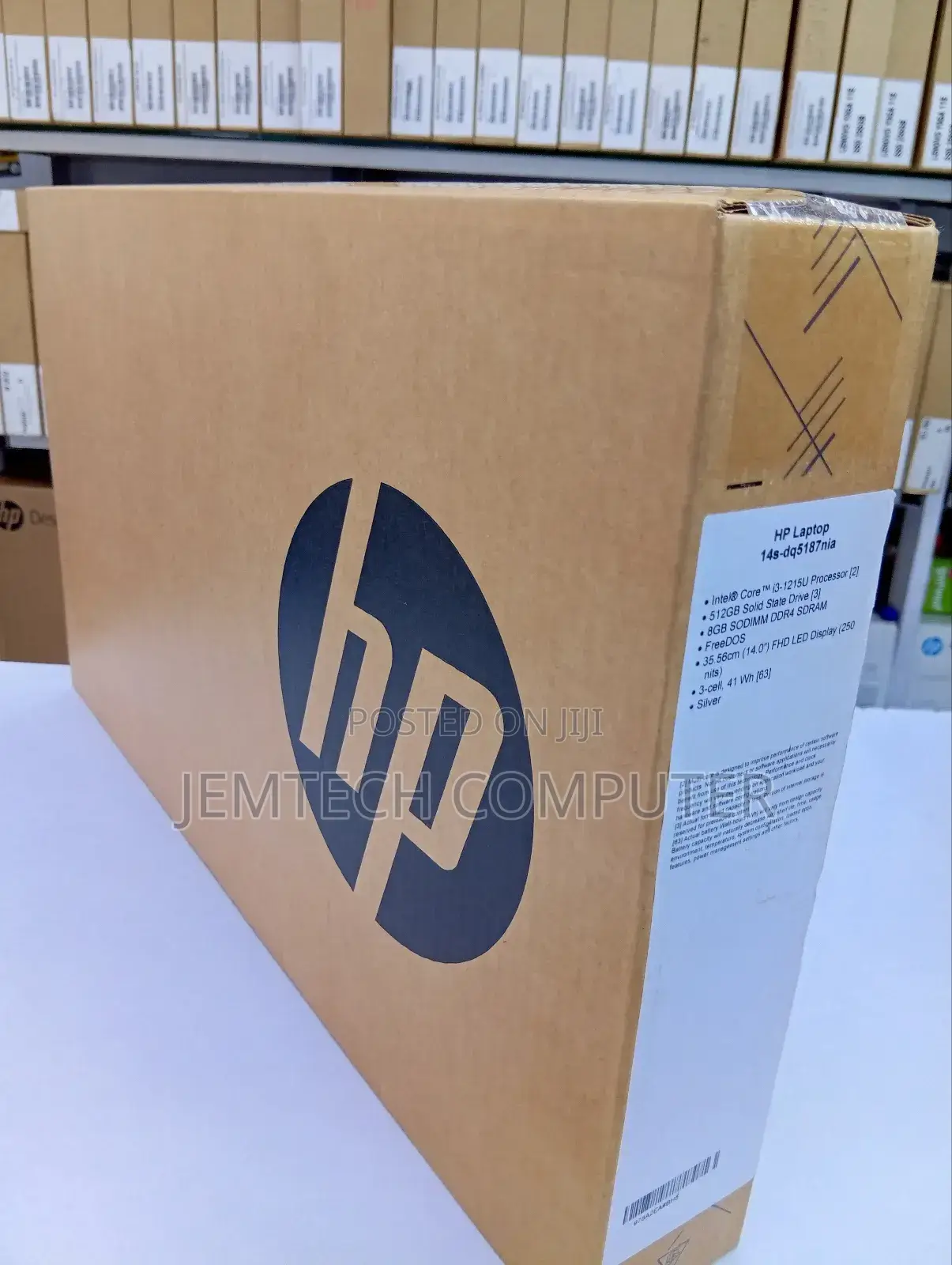 New Laptop HP 14S 8GB Intel Core I3 SSD 512GB