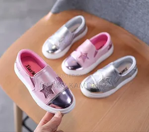 Silver Pink Babies Shoes