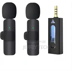  Dual Wireless Microphone Compatible With Smartphone, DSL