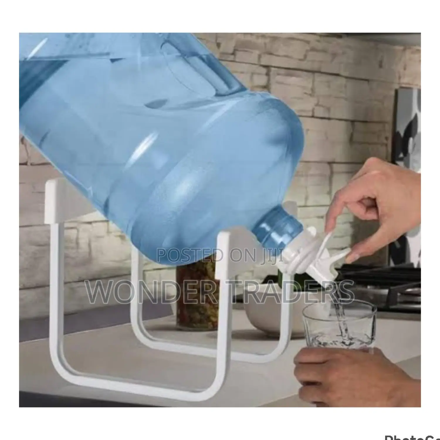 Bottle Holder With Water Dispenser