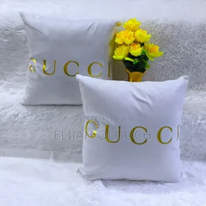 Designer Golden Print Pillow Cases Covers