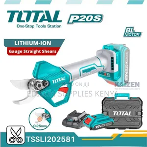 Total Cordless Straight Pruning Shears 20v Battery Secateurs