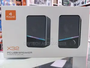Kisonli RGB X32 Mini Portable Speaker for Computer/Tv/Laptop