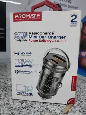 Promate Transdrive-65w Mini Car Charger