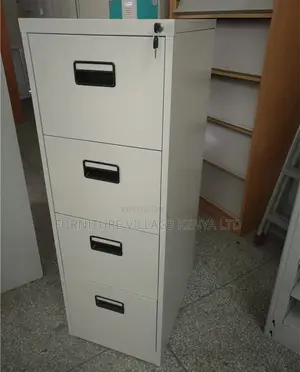 Locker; Home Office Steel Storage Solution With 4-Drawer