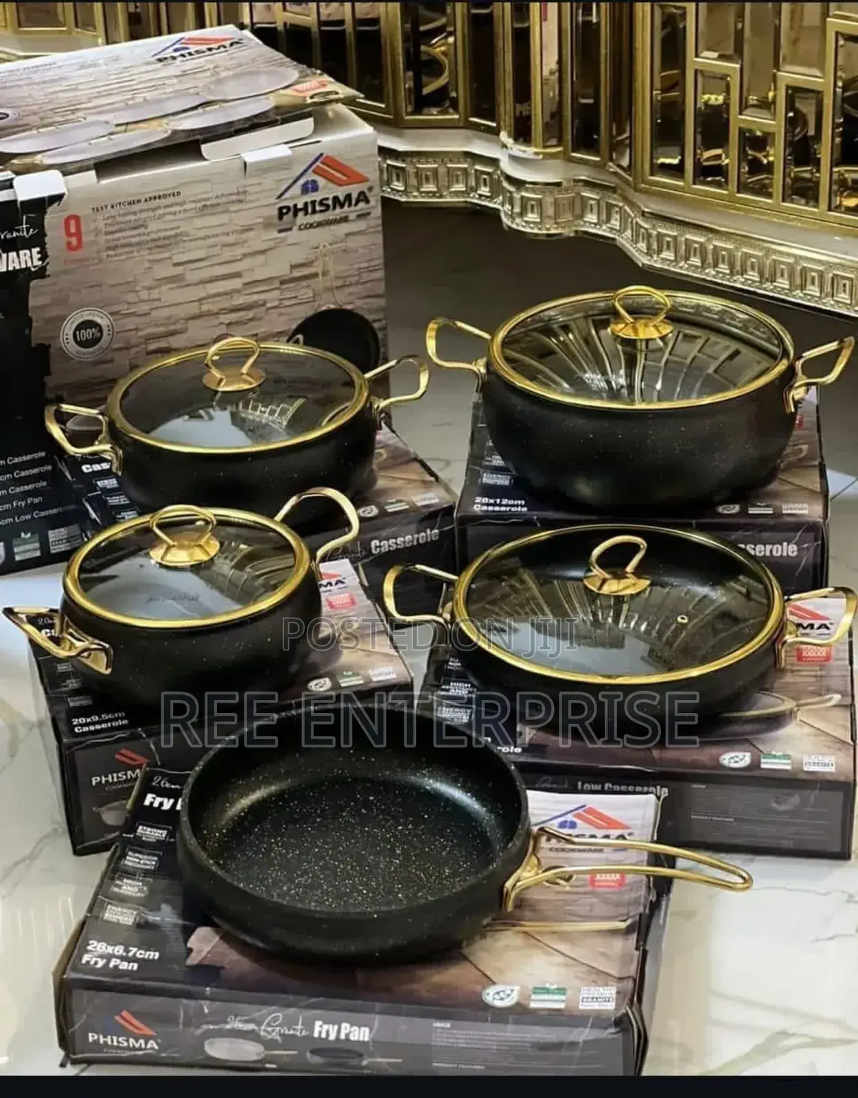 Phisma 9pcs Cook Ware Set