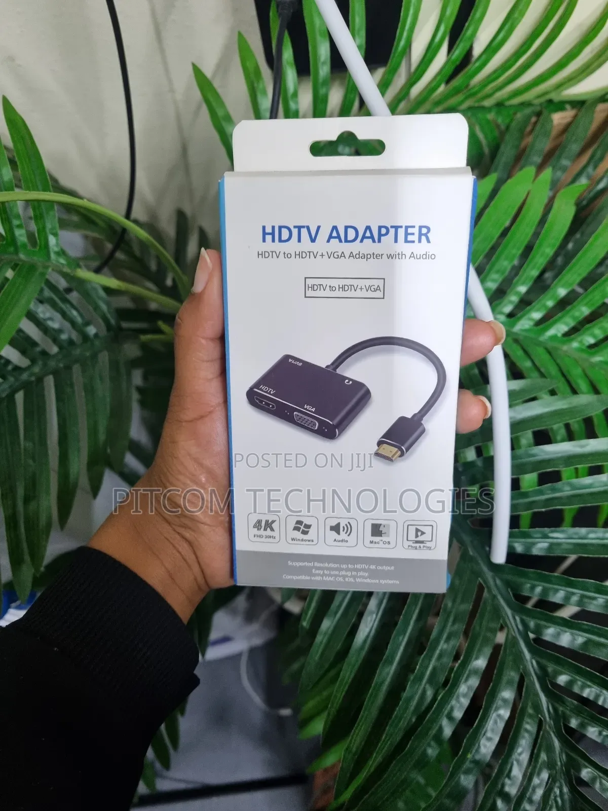 Hdmi to Hdmi+Vga Adapter With Audio