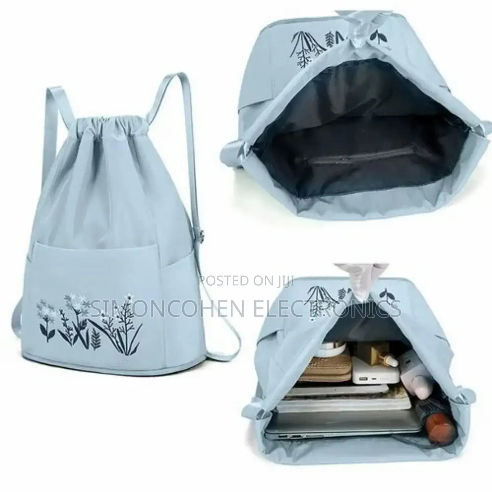 Waterproof Simple Foldable Flower Back Pack Bag