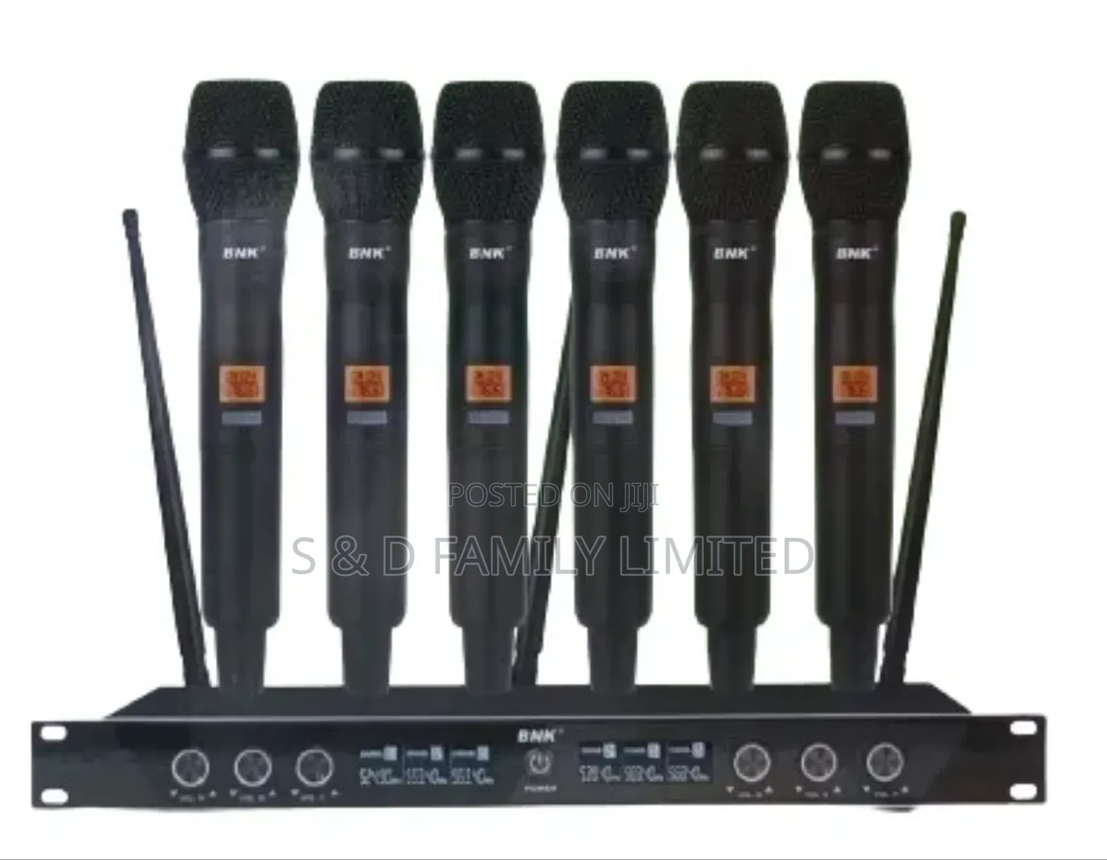 BNK Bk8600 6 in 1 Wireless Microphone