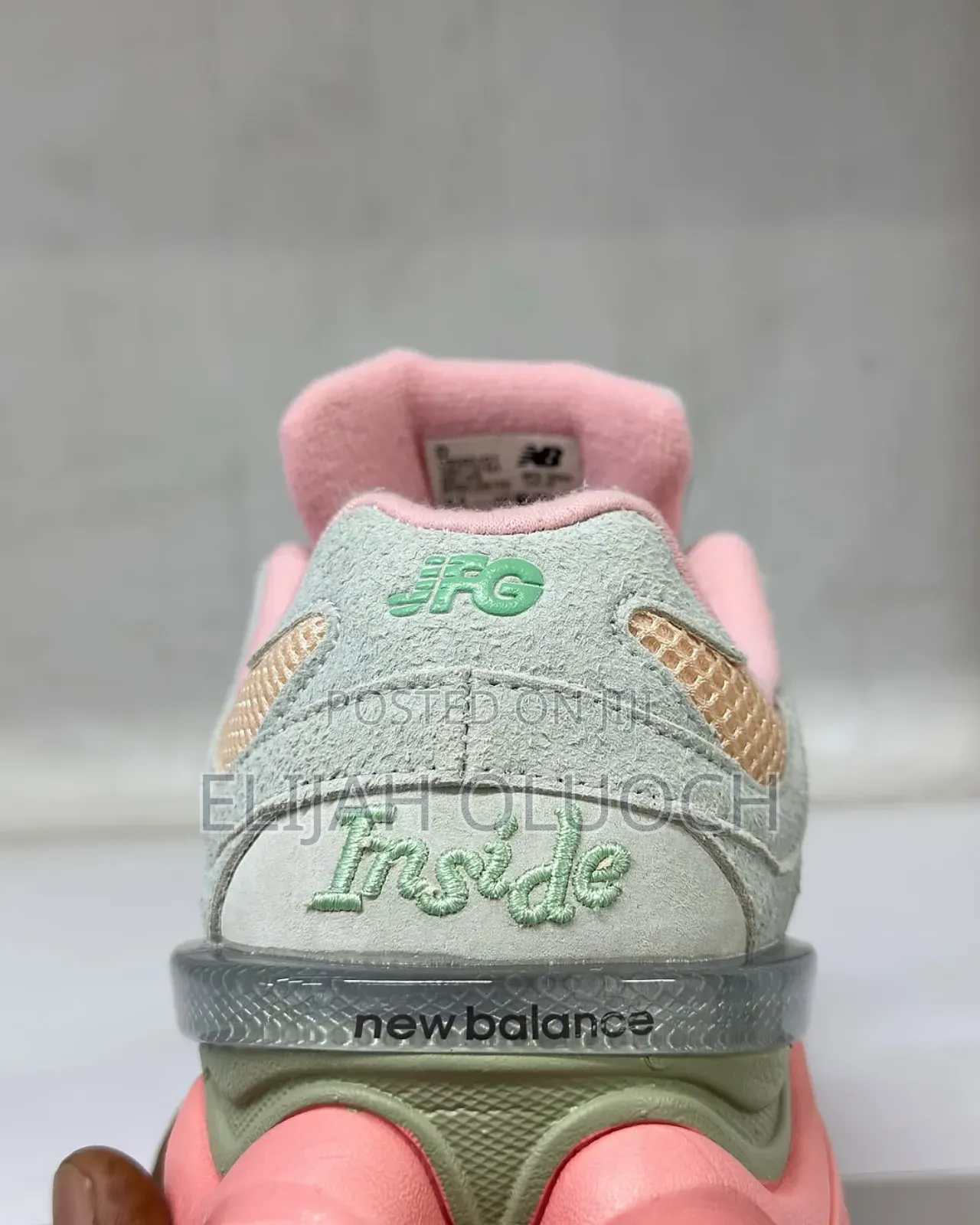 Pink Leather New Balance 9060