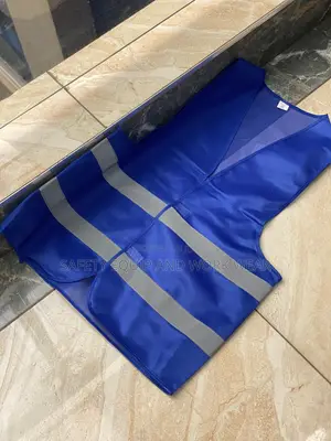 Blue Reflective Vest With Quick-fit.