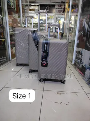 Suitcase Sets Luggage Rubber Material 3 in 1