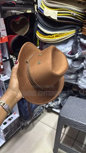 Light Brown Cowboy Quality Unisex Hats