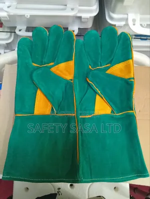 Leather Gloves .
