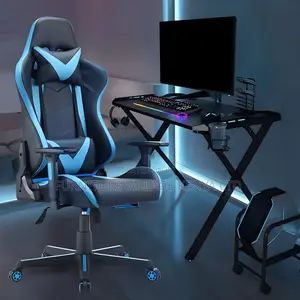 Office Chair:Reclining Gamer Chair With Customizable Height