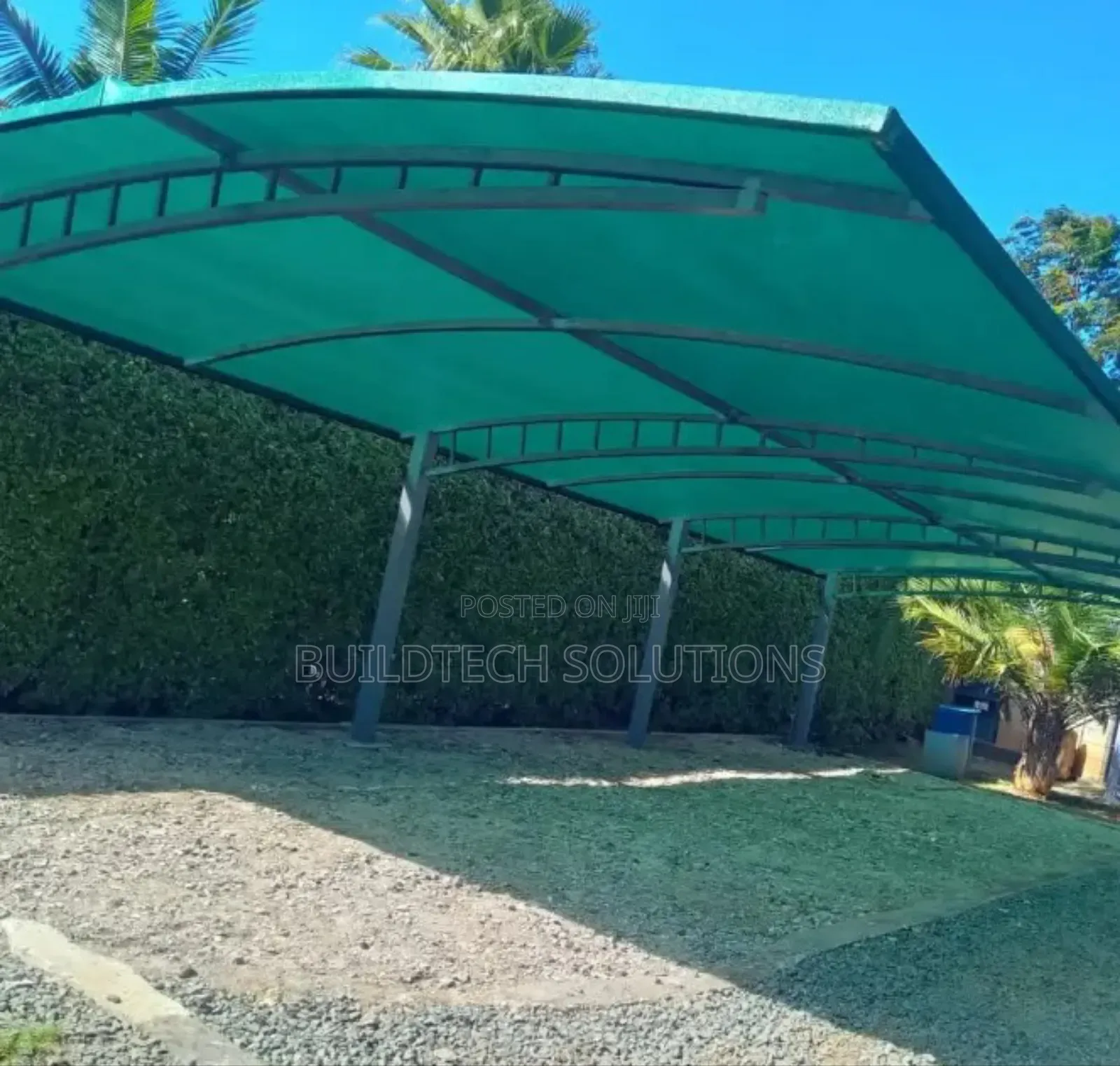 Golden Car Parking Shades Nets
